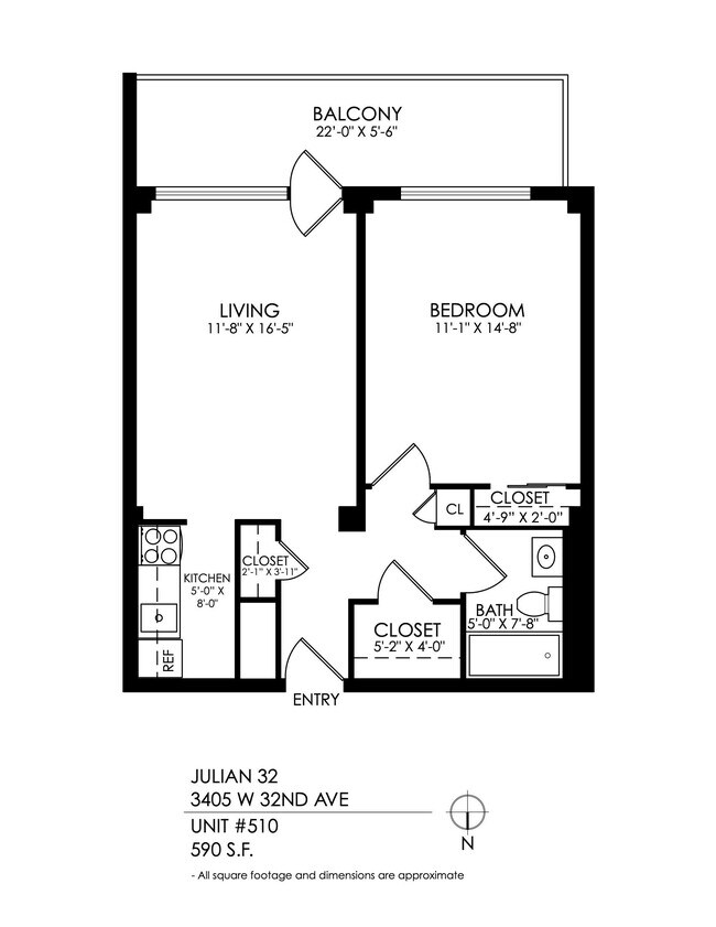 Floorplan - Julian32 at Highlands Square