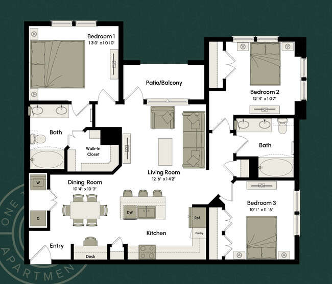 Floorplan - One Town Park