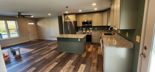 Kitchen From laundry room - 420 Hill Ave