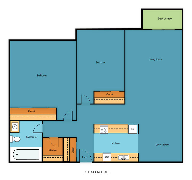 Floorplan - Pacific Park Apartment Homes