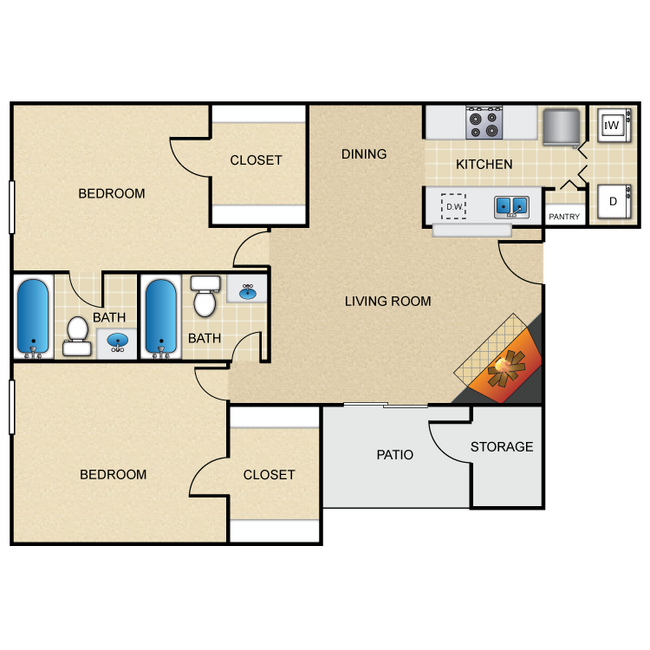 Floorplan - Avistar On The Blvd