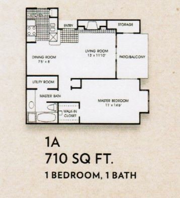 Floorplan - Santa Fe Condo Apartments