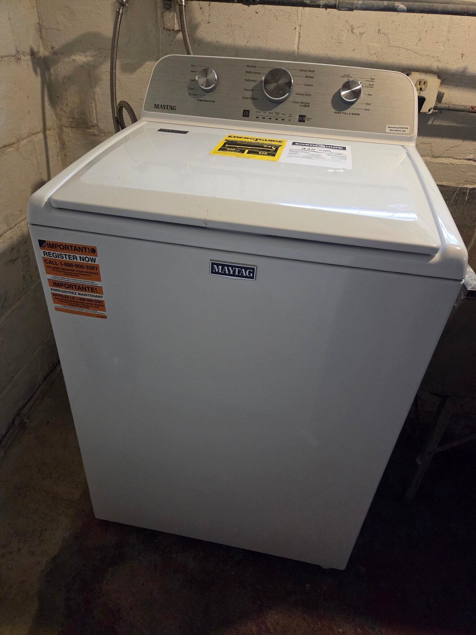 New washer - 2412 E Ohio Ave