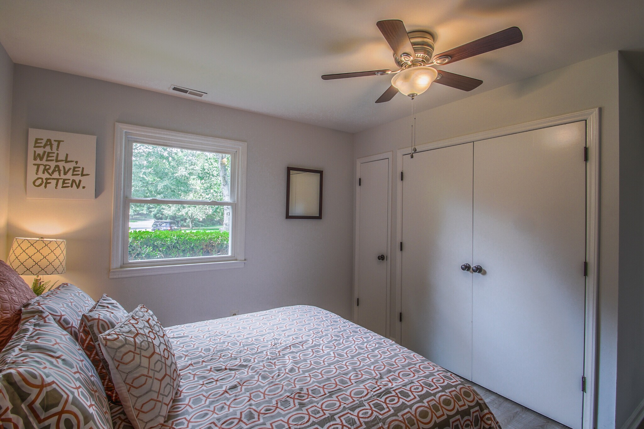 Downstairs bedroom and laundry area - 8800 Nightingale Ln
