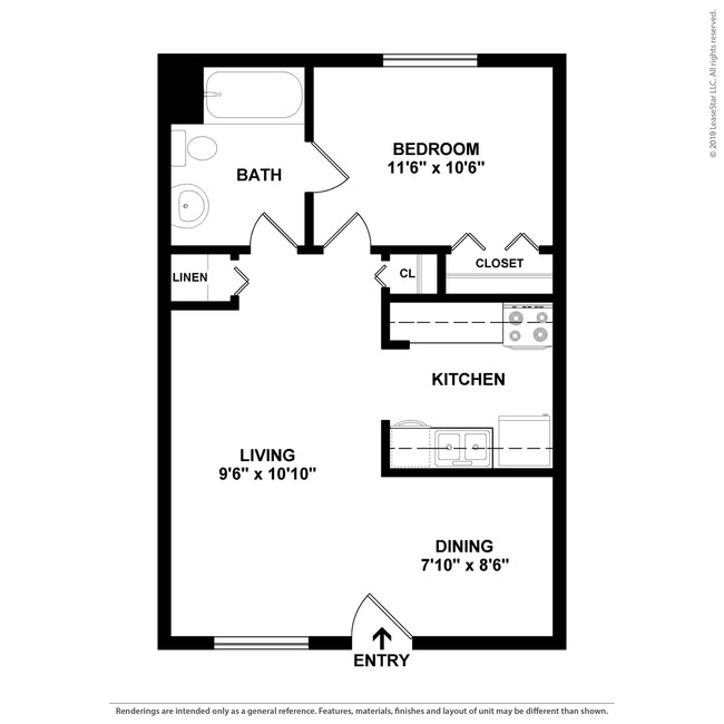 Floorplan - La Vista Oaks Apartments