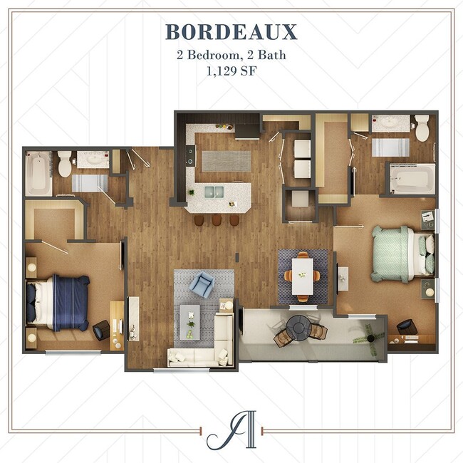 Floorplan - Auberge of Burleson