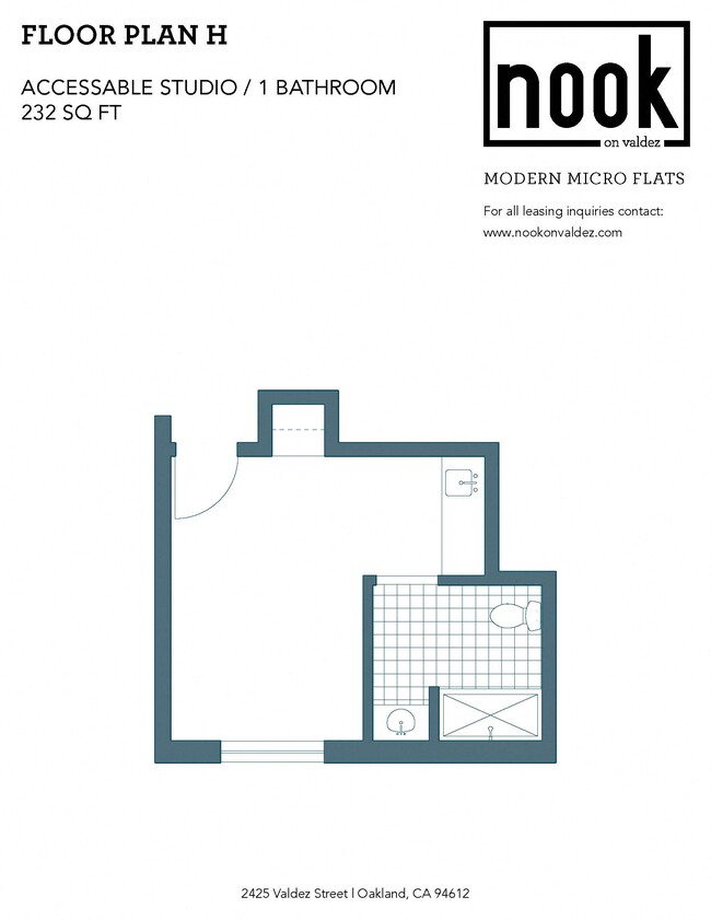 Floorplan - Nook on Valdez