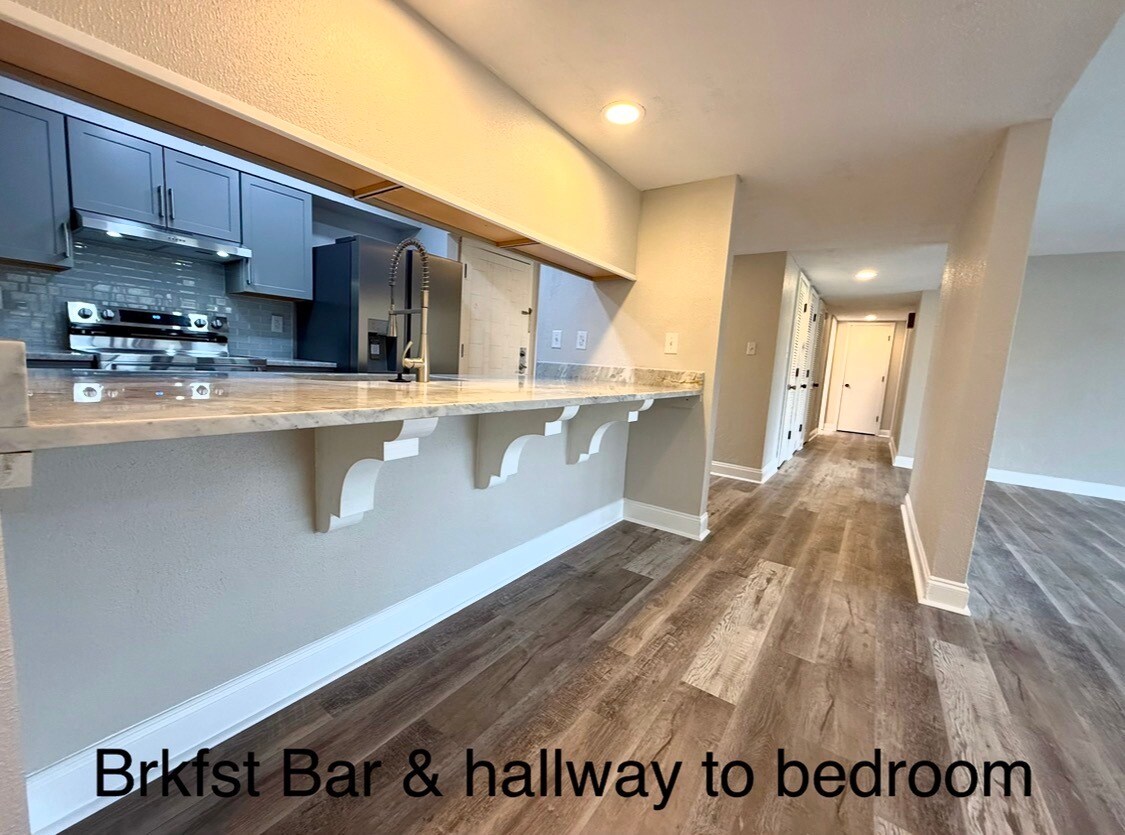 Breakfast Bar & Hallway to Bedroom - 2252 Burnway Rd