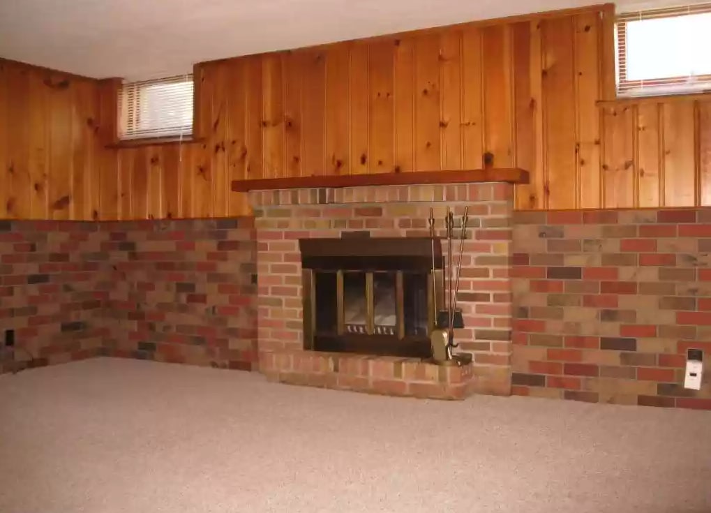Basement Fire Place - 4422 W 36th St