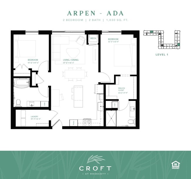 Floorplan - Croft at Rosecott
