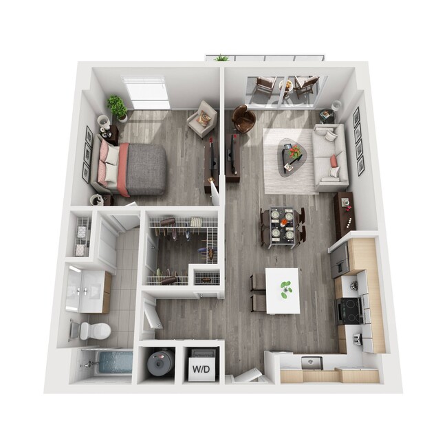 Motion at Dadeland A1-C Floor Plan - Motion at Dadeland