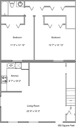 Floorplan - Twin Oaks