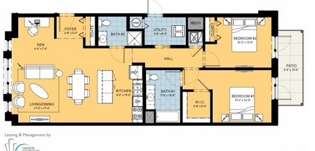 2BR/2BA - Albion at Loyola Station