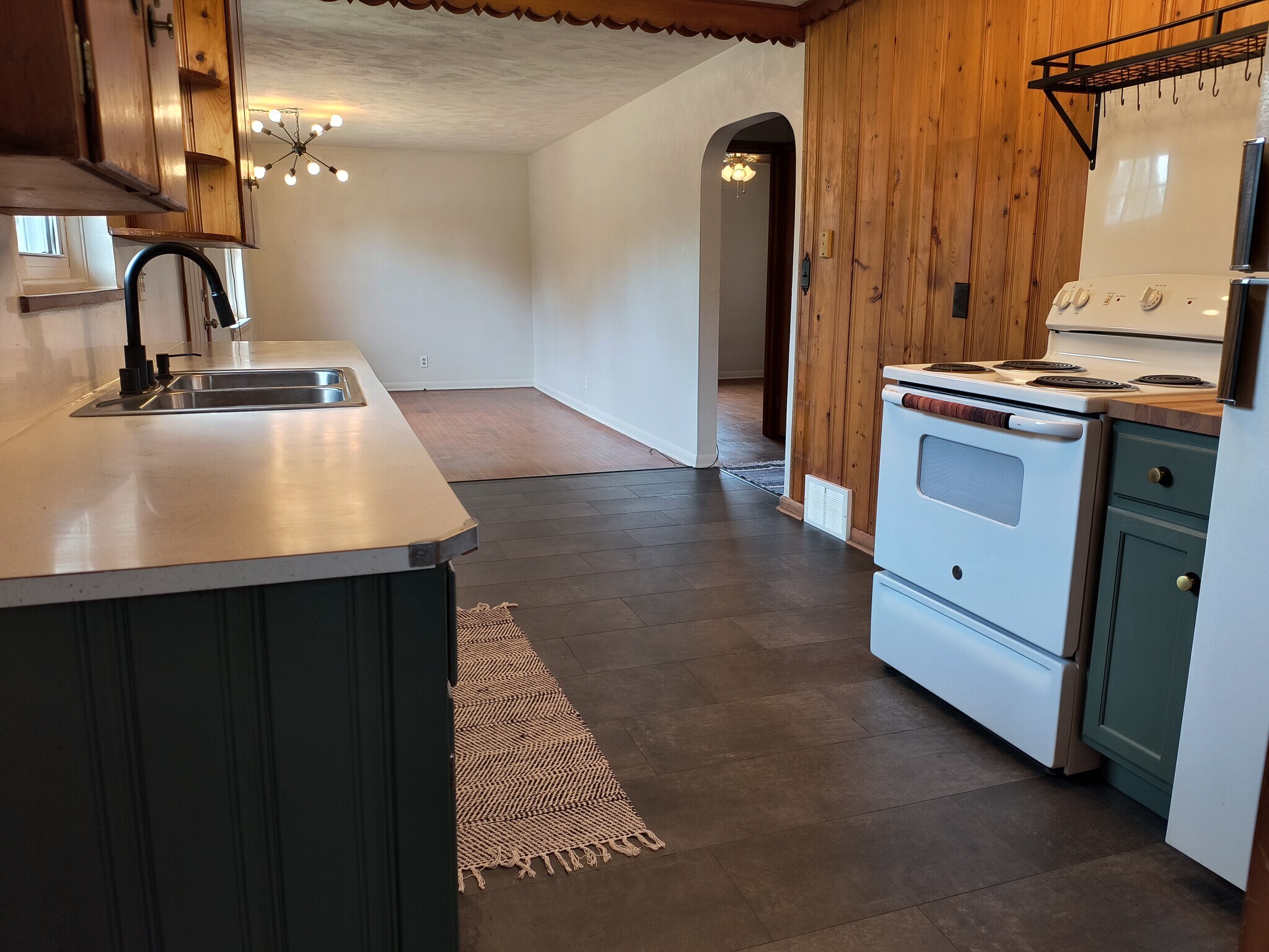 Kitchen and Living Room - 434 Parkwood Dr