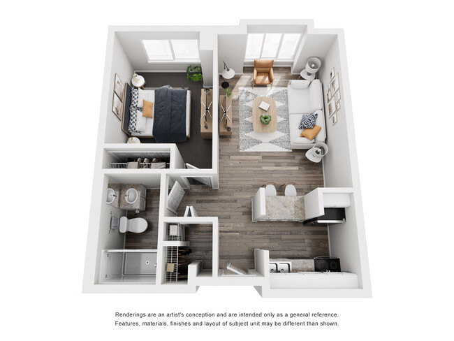 Adams Floor Plan A1 - The Baldwin on Chester