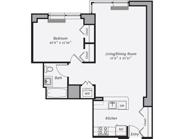 Floorplan - Avalon Riverview South Tower