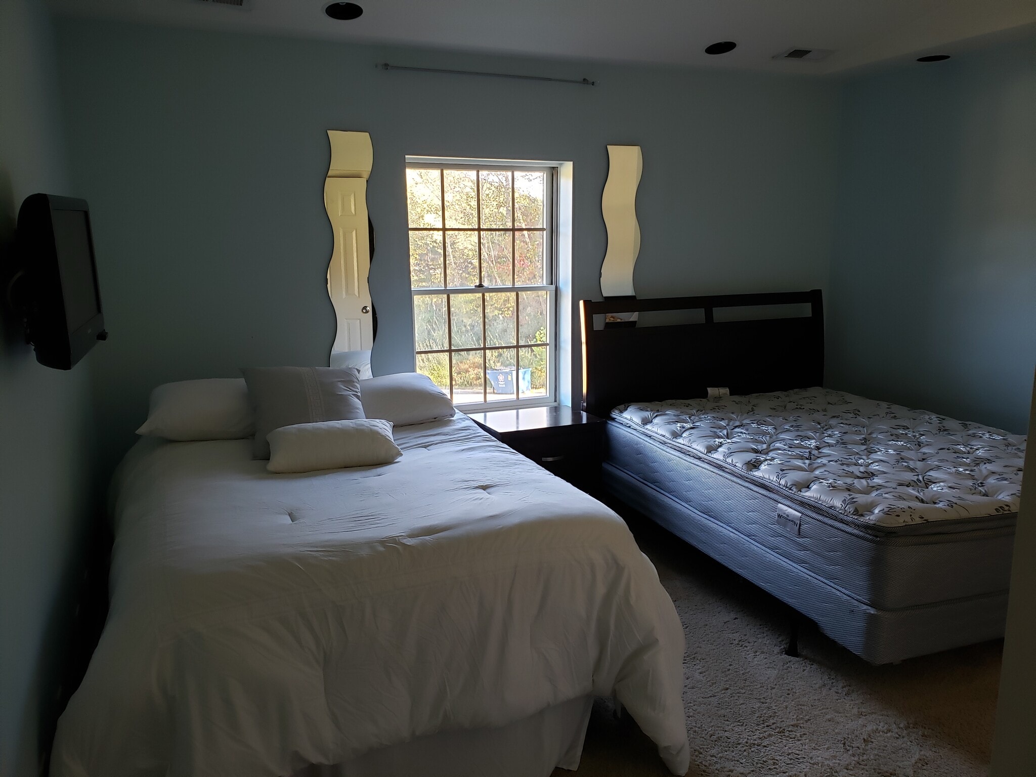 Spare Bedroom w/ wall mount TV, & Closet, Carpet Floors - 54 Veres Dr