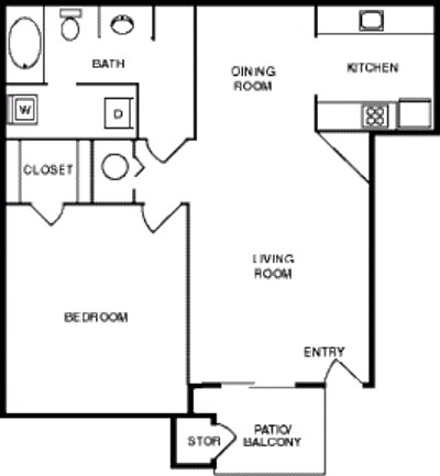 Plan A3 - Polo Club Apartments