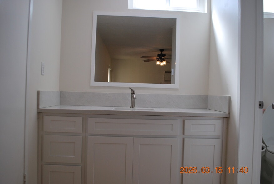 New white shaker vanity - 612 N Louise St