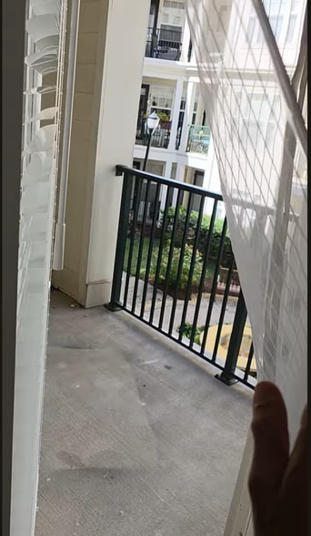 view over balcony from inside - 27 Booth St