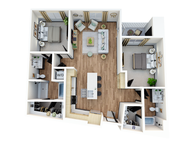 Floorplan - Banyan on Washington