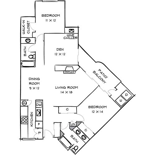 Floorplan - 3400 Avenue of the Arts