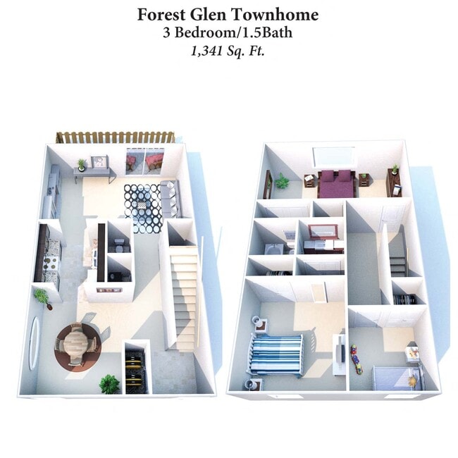Floorplan - Forest Park Apartments