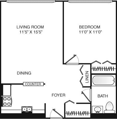 Floorplan - Kiwanian Senior Community