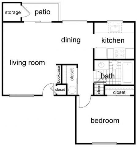Floorplan - Willow Glen Senior Apartments