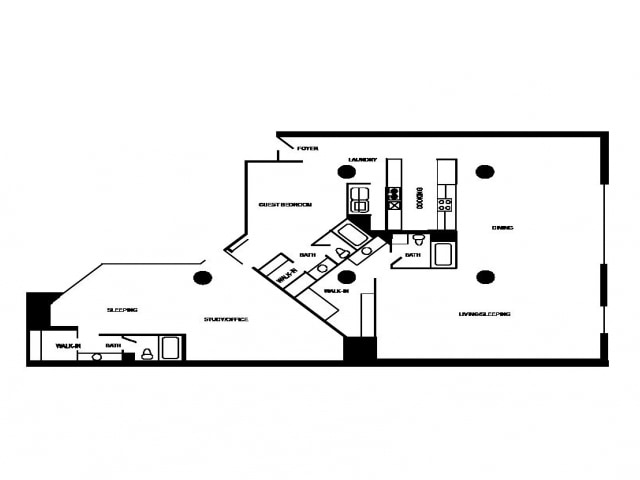 Floorplan - South Side on Lamar