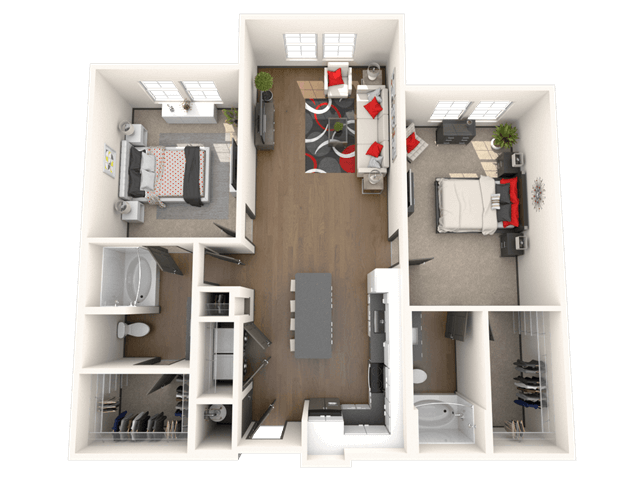 Floorplan - Bluebird Row Apartments