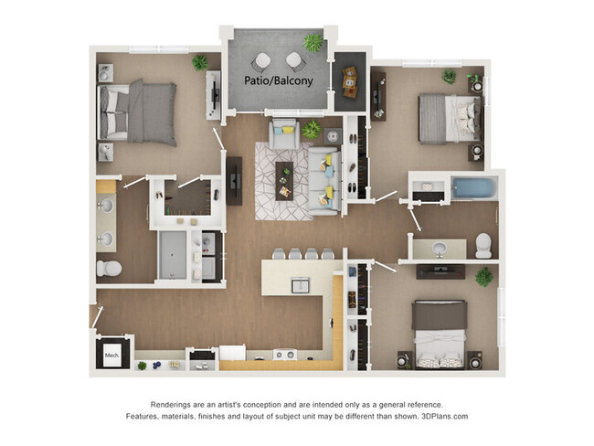 Floorplan - Hobson Flats