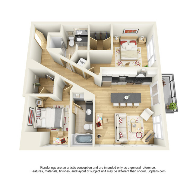 Floorplan - Solhavn Apartments