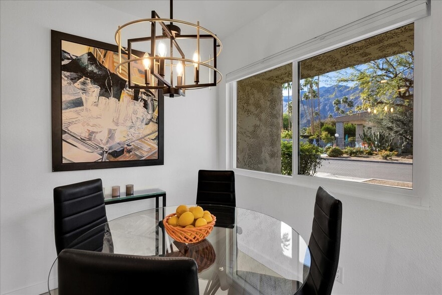 Dining area and Mountain View - 1111 E Ramon Rd