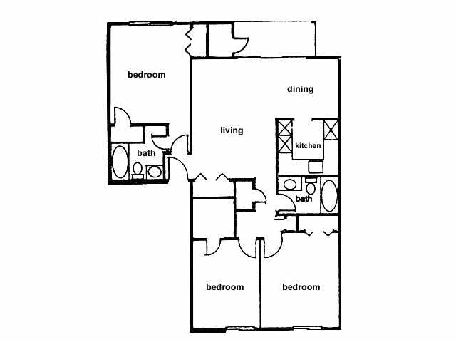 3BR/2BA - Oakbrook Village