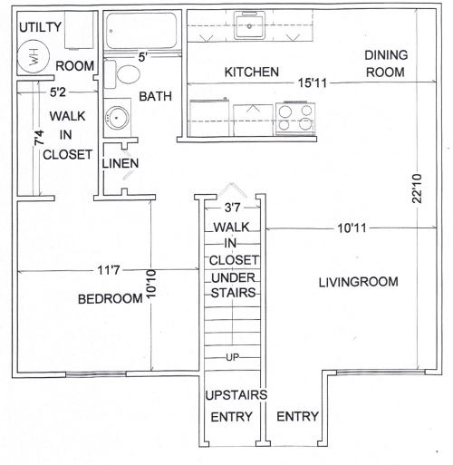 TM2- 1 Bed - Townsend Manor I & II