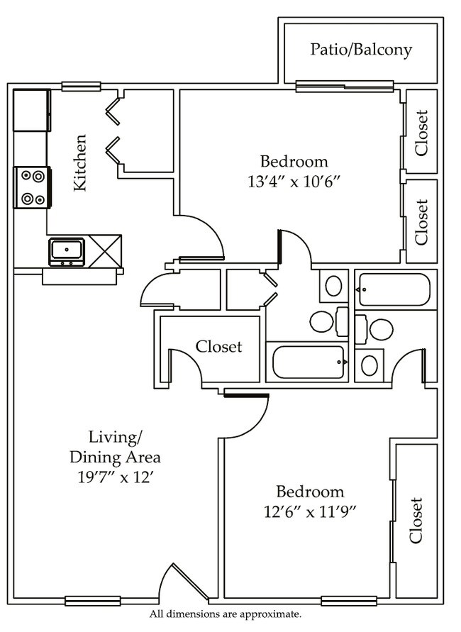 2BR/2BA - The Terraces at Metairie