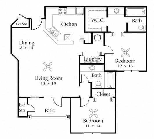 Floorplan - Osprey Links at Hunter's Creek