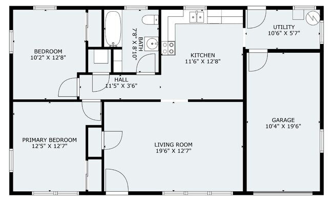 Building Photo - 2 Bedroom Home with Spacious Fenced In Yard!  1st Month's Rent is Free!*