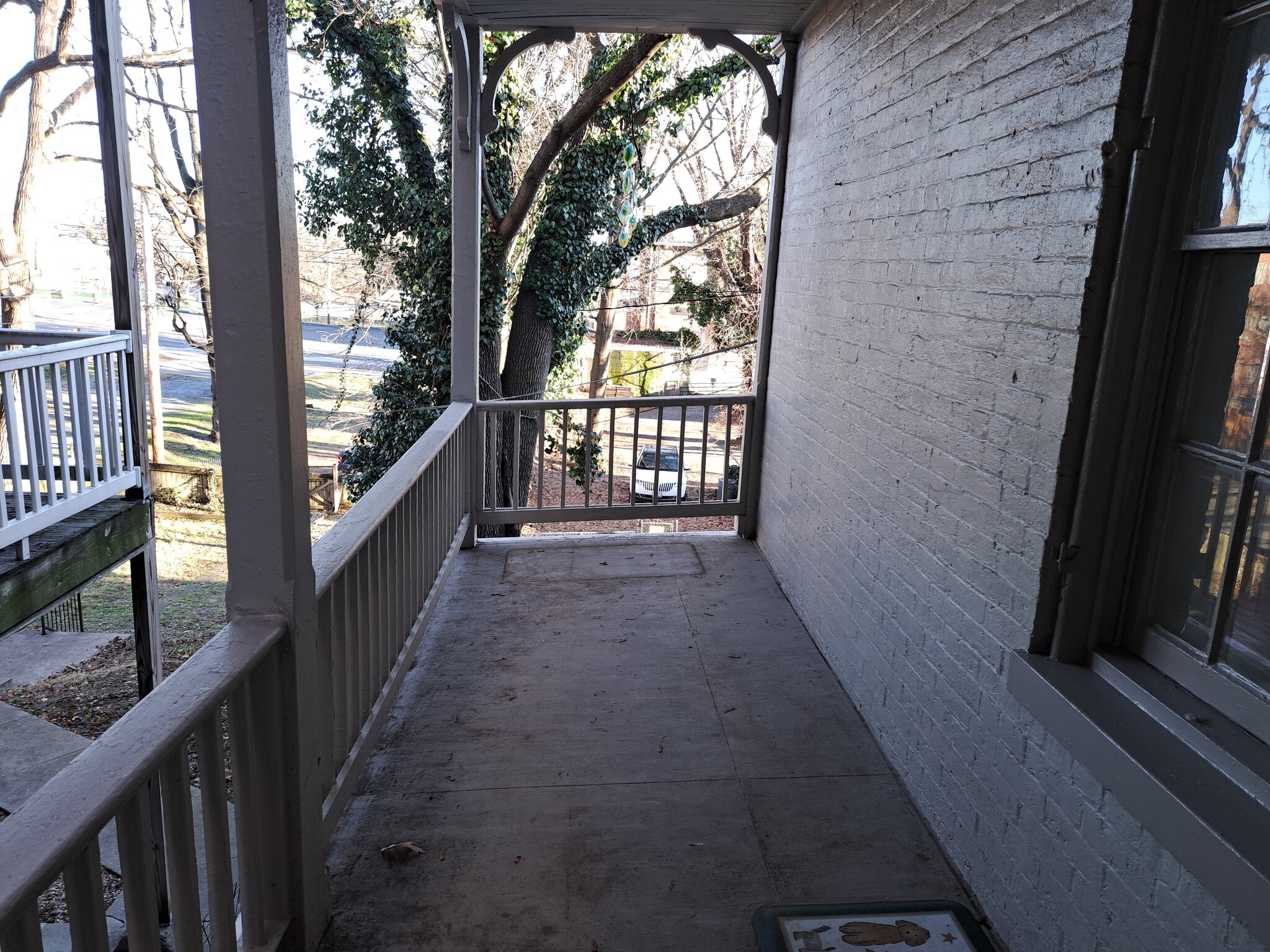 Side porch off main level living space - 224 N Potomac St