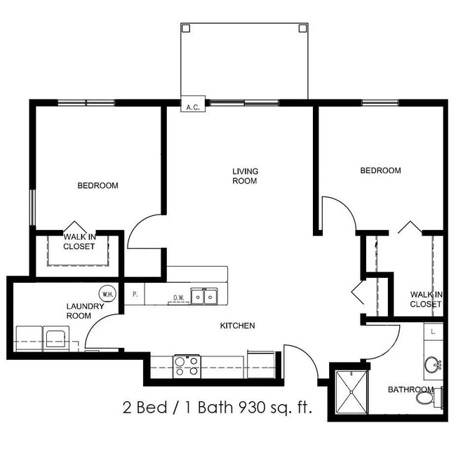 Floorplan - Gateway Apartments