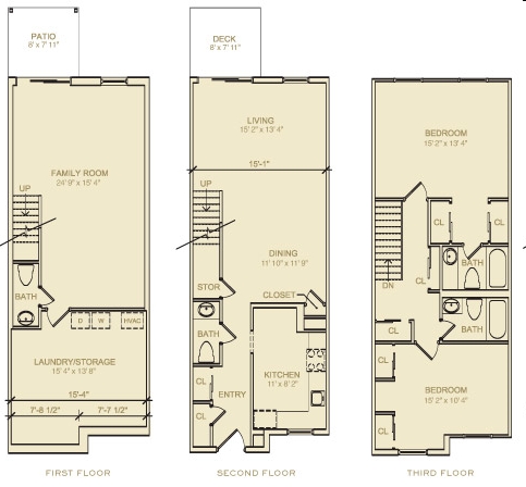 2BR/2BA - Oxford of Blue Bell