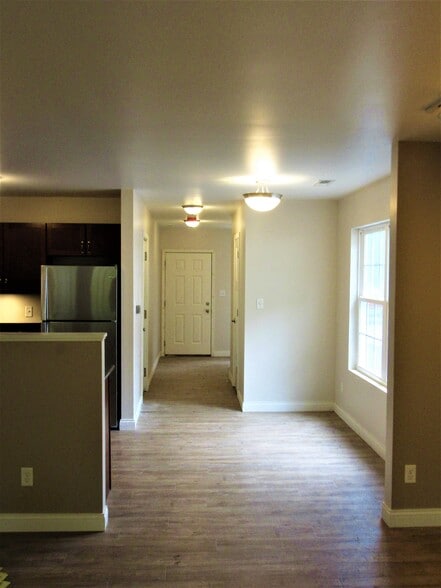 first floor looking towards front door - 408 W Maple St