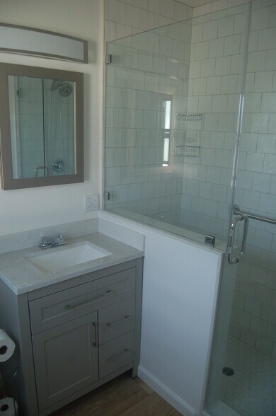 Vanity & large shower - 813 7th St
