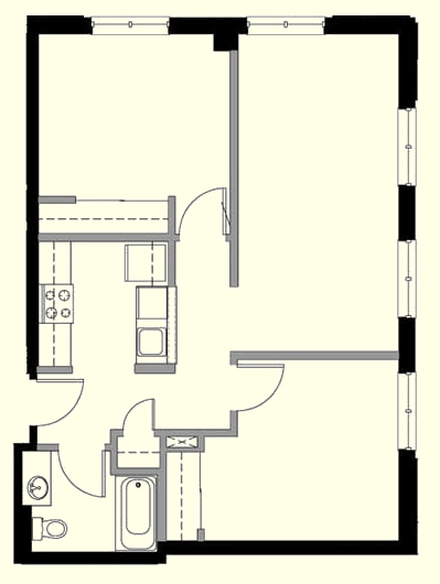 Floorplan - The Sitka Apartments