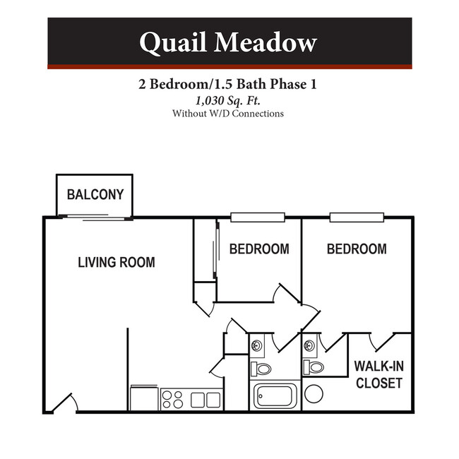 Floorplan - Quail Meadow Apartments