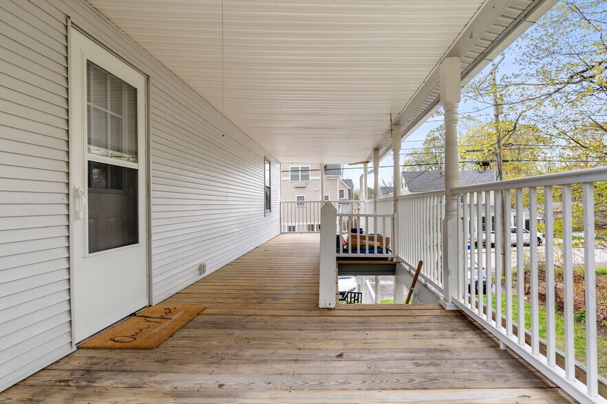 Private Covered Sitting Porch - 22 Spring St