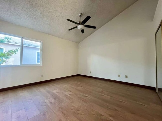 Master Bedroom newly installed wood laminate floors - 1328 9th St