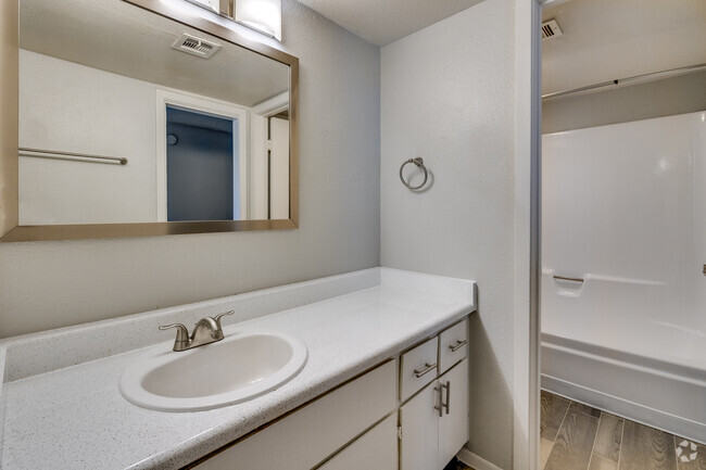 Bathroom - Studio - 440SF - Summers Point Apartments