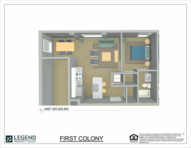 Floorplan - First Colony Flats